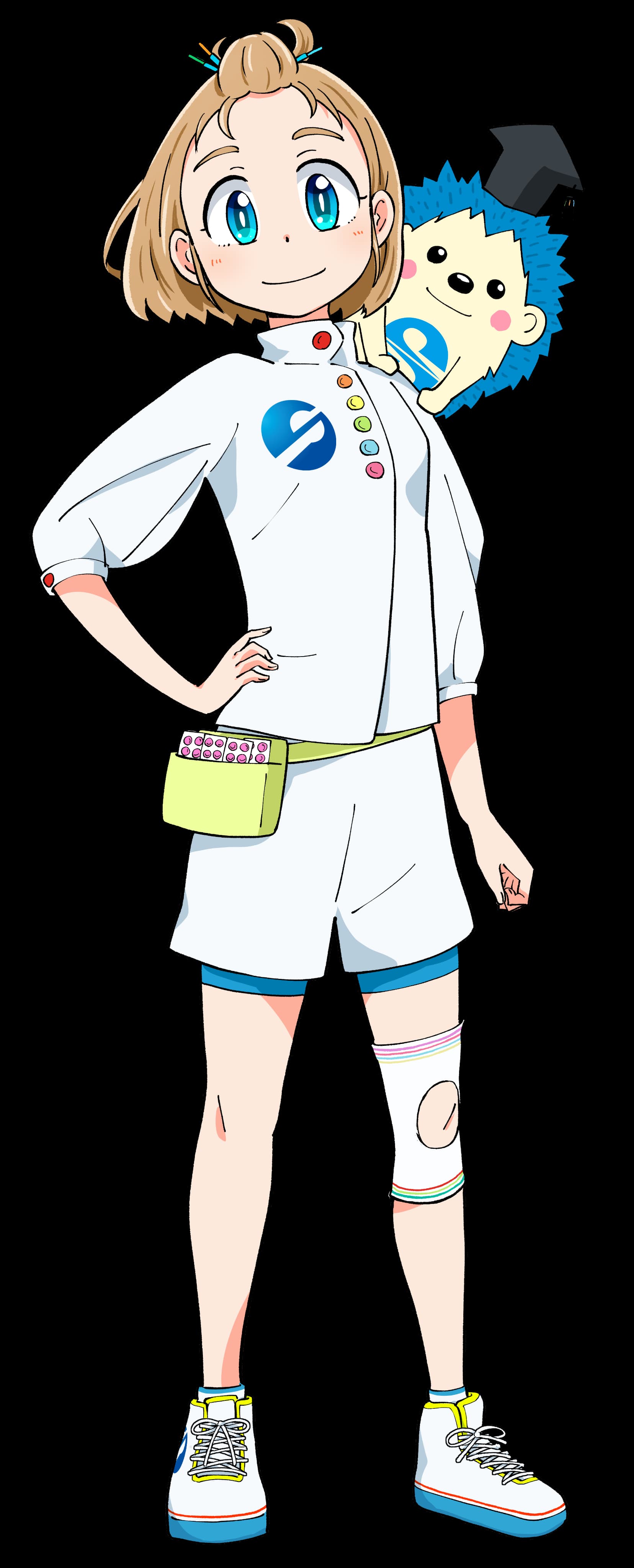 セイリン公式キャラクター 鍼水りんとハーリー先生